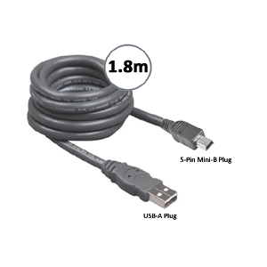USB A Male - 5-Pin Mini-B