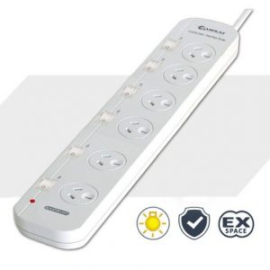 6 Ways Individually Switched Powerboard