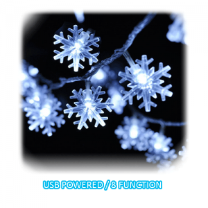 LED Snowflake Decorative Lights