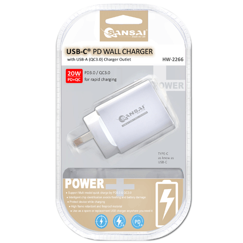 20W USB C + A Wall Charger - Image 2