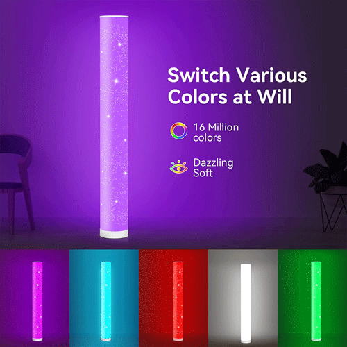 RGB LED Floor Lamp, - Image 2