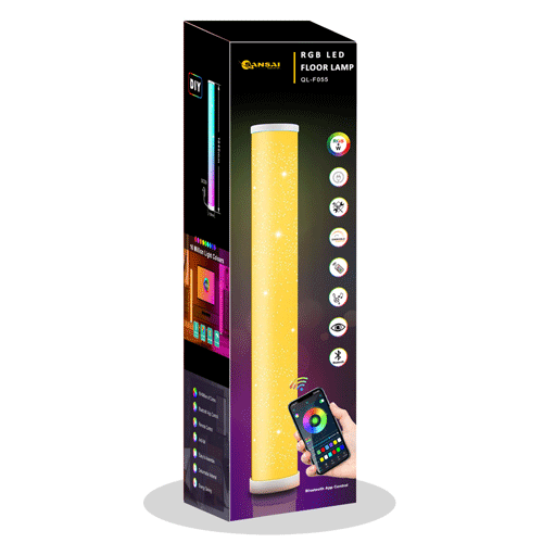 RGB LED Floor Lamp, - Image 5